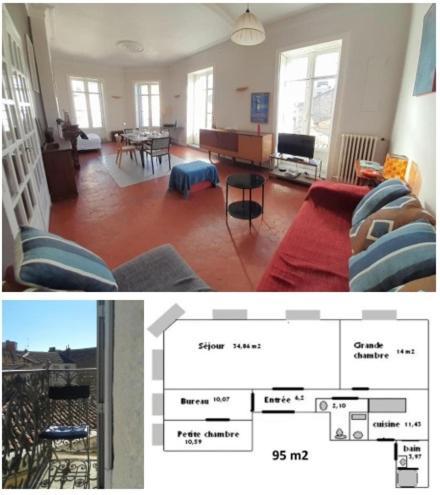 Les 7 Balcons, Comedie-Gare, Parking, Spacieux Lumineux Appt Haussmannien มงต์เปอลิเยร์ ภายนอก รูปภาพ