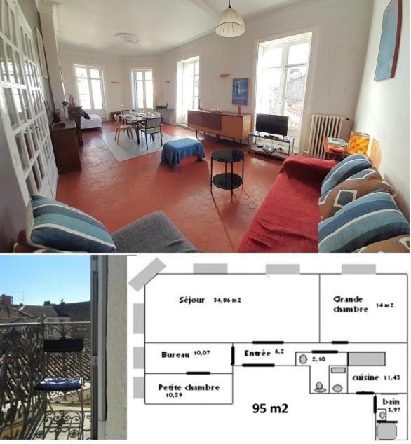 Les 7 Balcons, Comedie-Gare, Parking, Spacieux Lumineux Appt Haussmannien มงต์เปอลิเยร์ ภายนอก รูปภาพ