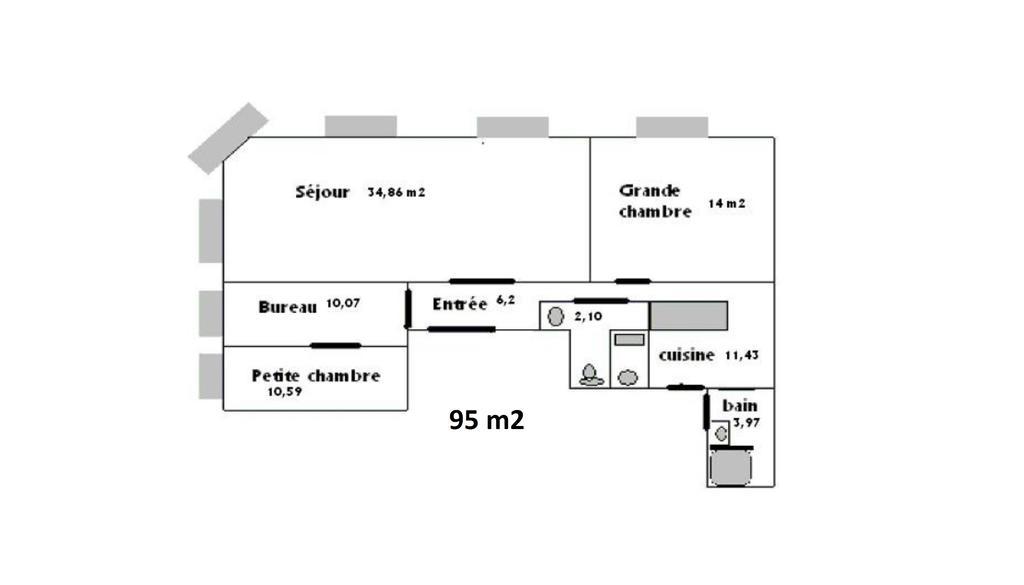 Les 7 Balcons, Comedie-Gare, Parking, Spacieux Lumineux Appt Haussmannien มงต์เปอลิเยร์ ภายนอก รูปภาพ